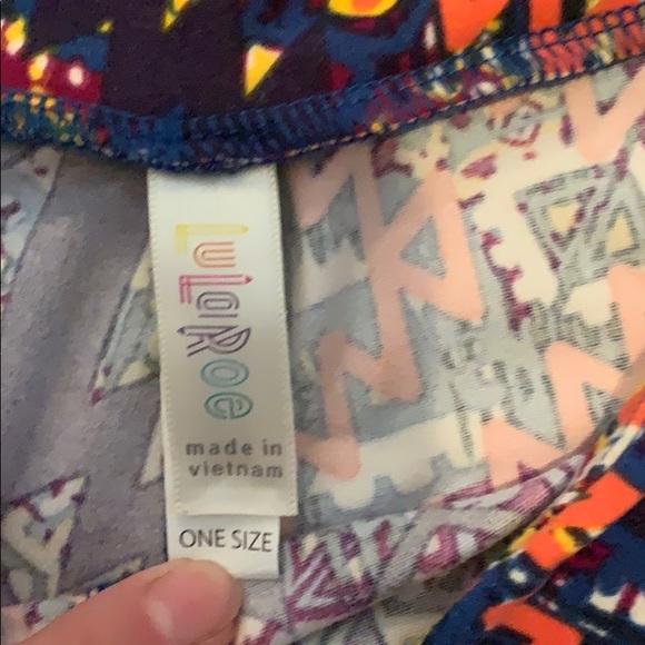 OS Lu La Roe aztec print leggings brand new - Picture 3 of 3